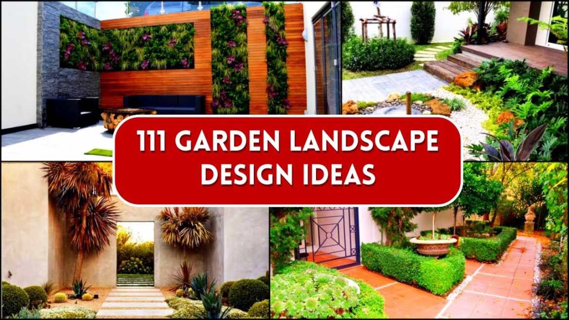 Landscaping Ideas to Create Perfect Front Yard and Backyard Gardens! 111 Garden Ideas