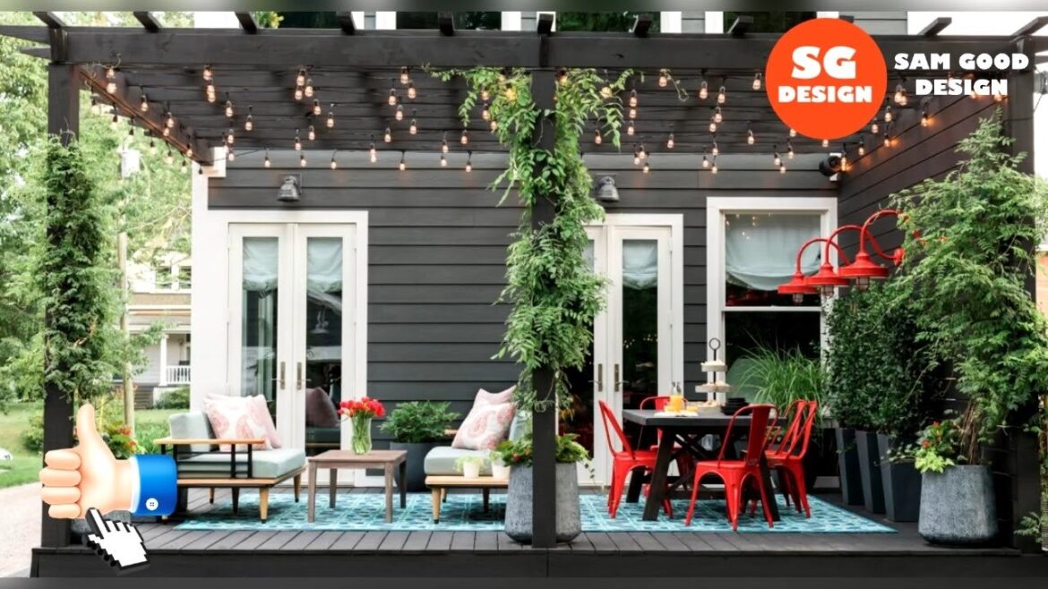 Beautiful garden and patio area, 38 really good landscaping ideas! Beautiful garden and patio area, 38 really good landscaping ideas!