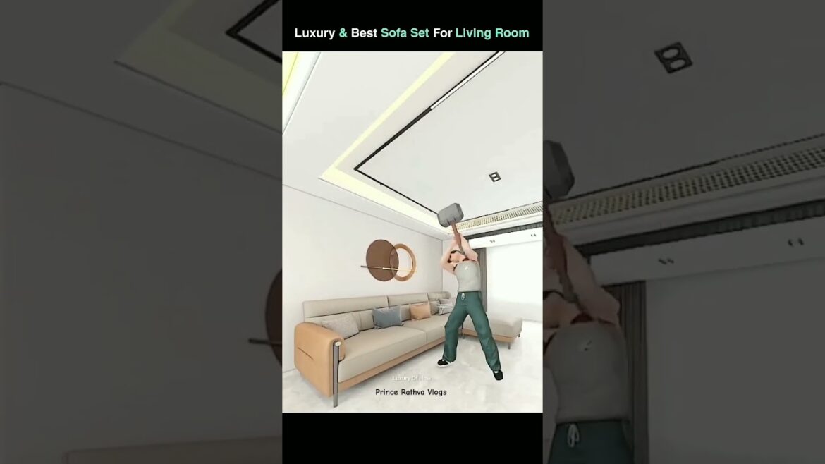 Prince And Best Sofa Set For Living Room || 3D Animation