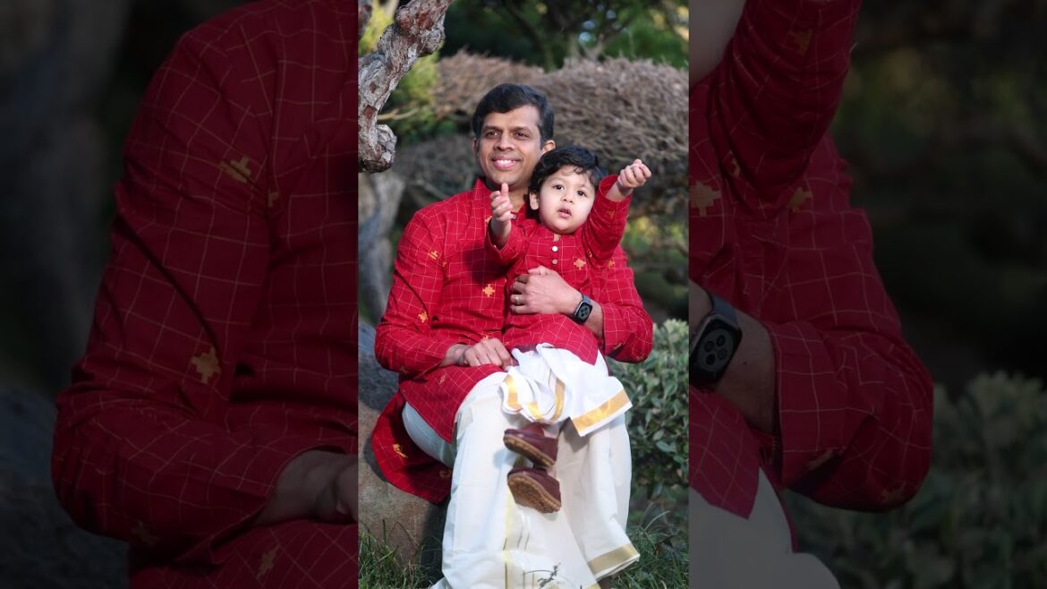 Enchanting Evening in Japanese Garden: Advik's Family Photo & Video Shoot Teaser