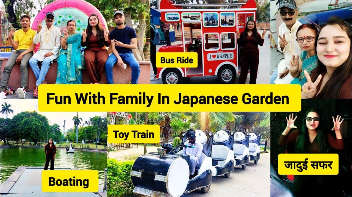 Japanese Garden Kanpur | Magical Ride Toy Train Boating Entry Fee | Japani Garden Kanpur |Moti jheel