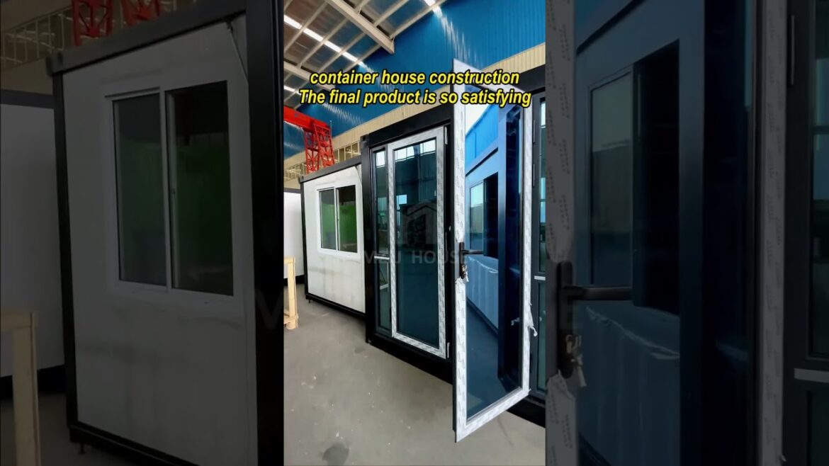 Expandable container house unfolding process show #containergardening #containers #containerhouses Expandable container house unfolding process show #containergardening #containers #containerhouses