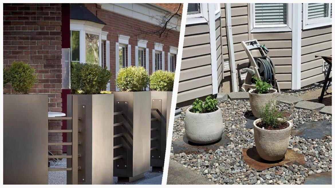 75 Industrial Patio Container Garden Design Ideas You'll Love 😊