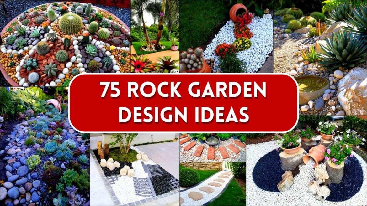 75 Rock Garden Ideas! Garden Landscaping Design Ideas