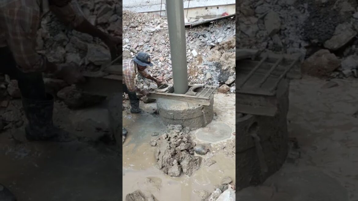 Casting concrete for bored pile #02 #architect #excavator #architecture #buildingdesign #engineer Casting concrete for bored pile #02 #architect #excavator #architecture #buildingdesign #engineer