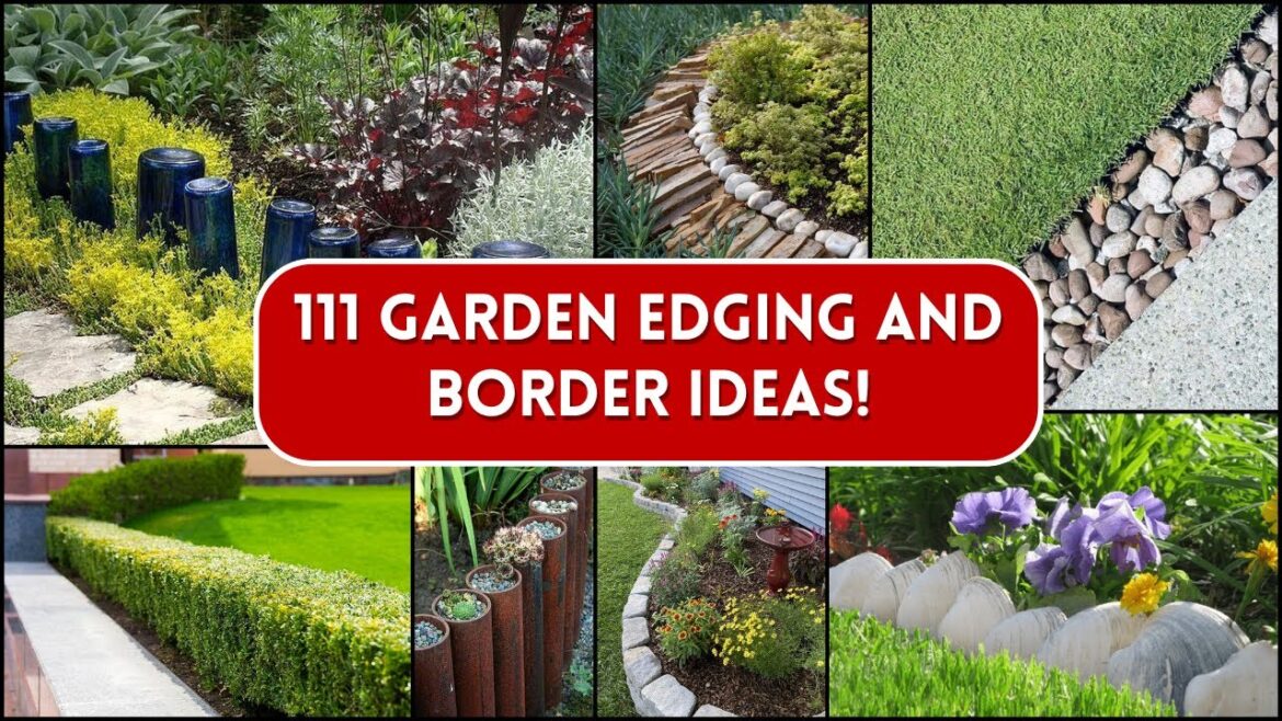 Ideas to Create Garden Edging and Borders at Low Cost! 111 Examples