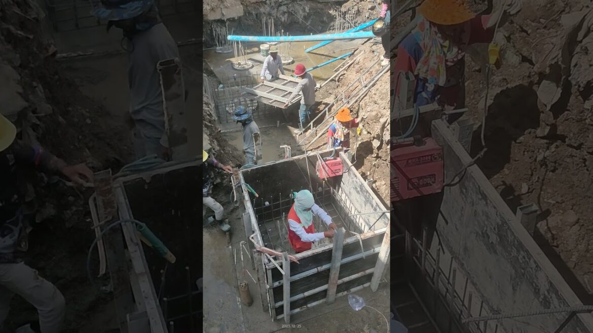 Reinforcement and formwork for footing #architect #buildingdesign #architecturedesign #archiengineer Reinforcement and formwork for footing #architect #buildingdesign #architecturedesign #archiengineer