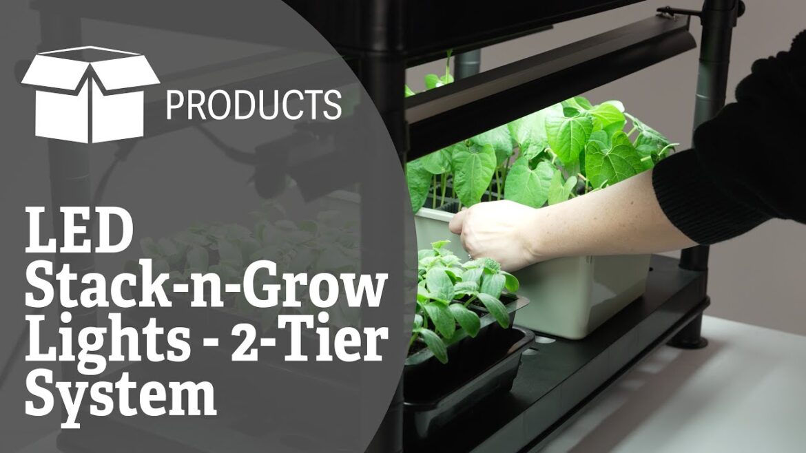LED Stack-n-Grow Lights – 2-Tier System LED Stack-n-Grow Lights - 2-Tier System