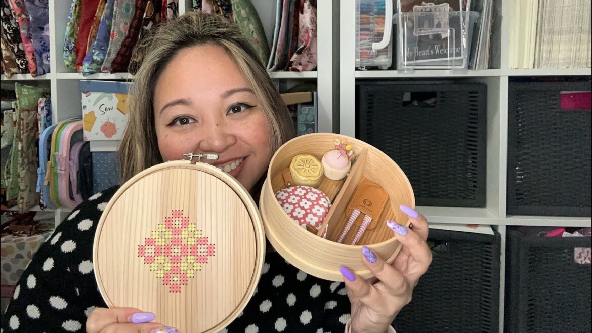 Flosstube: Bananas over Cohana! My cross stitch adventures in Japan