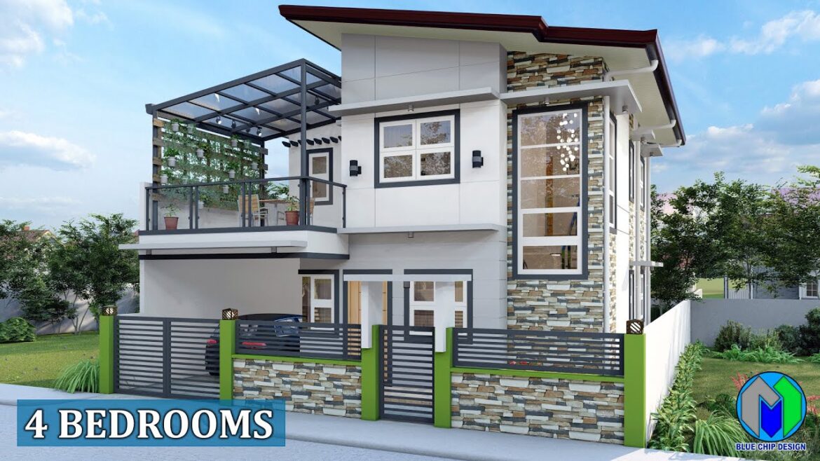 Two Storey House Design – 4 Bedrooms Two Storey House Design - 4 Bedrooms