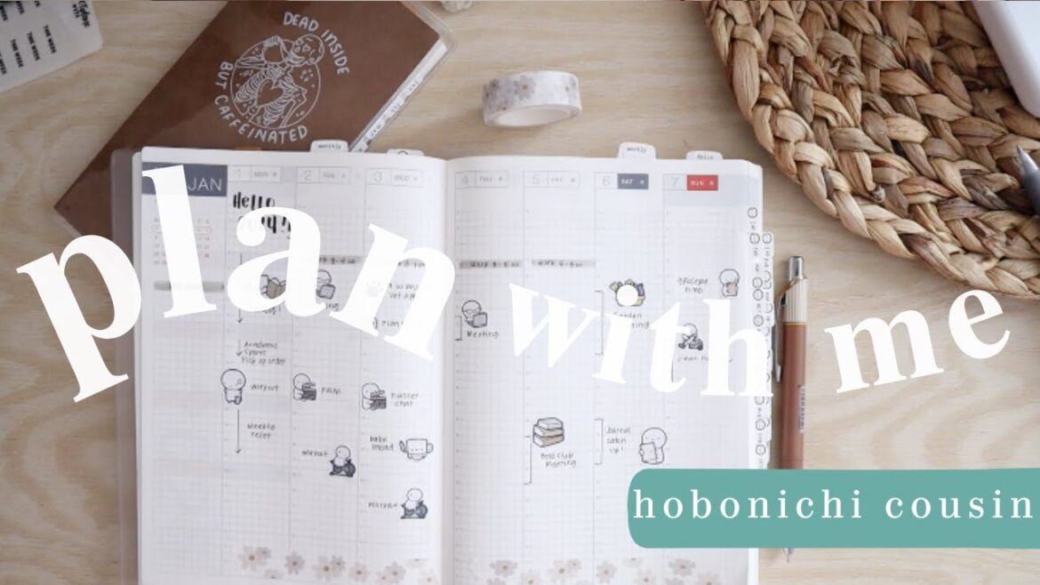 hobonichi cousin | plan with me