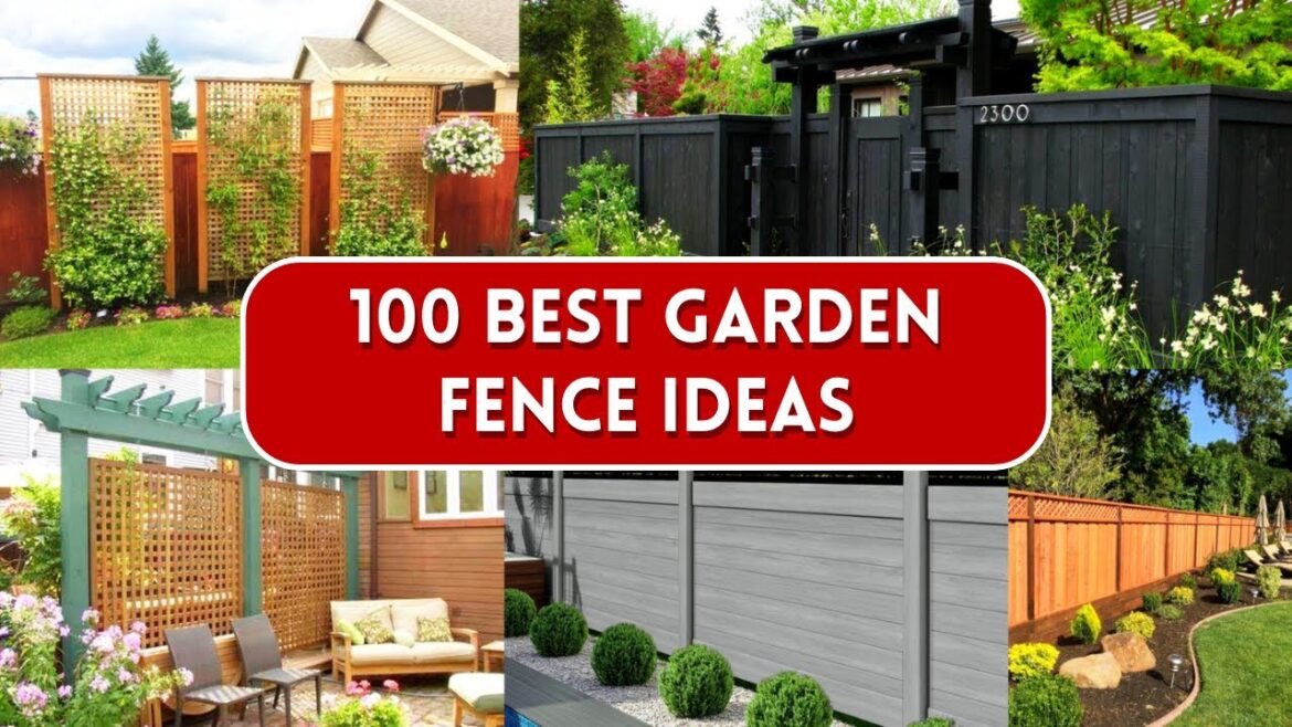 Best Garden Fence Ideas! 100 Inspirations for you to refresh backyard fences