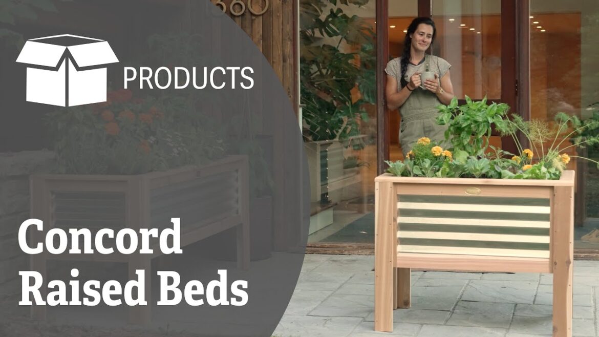 Concord Cedar & Metal Raised Bed