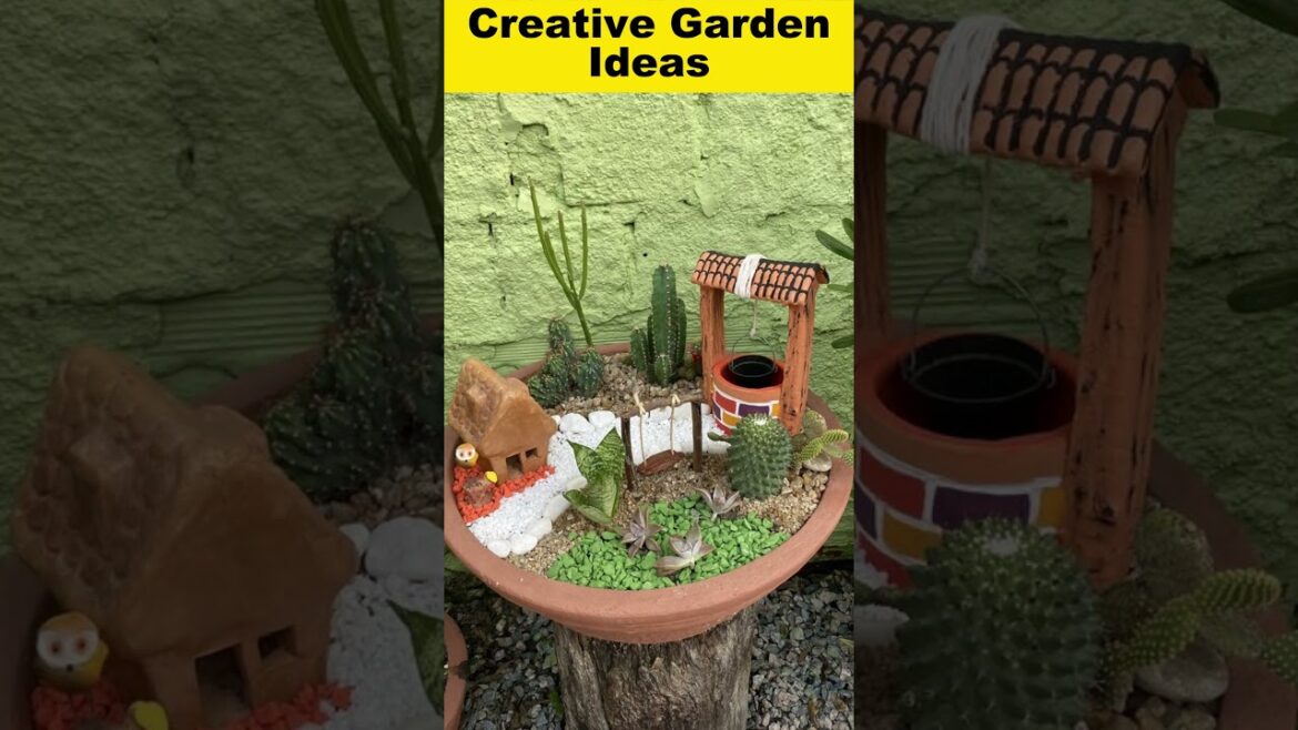 Creative garden ideas #shorts #viral #garden #creative