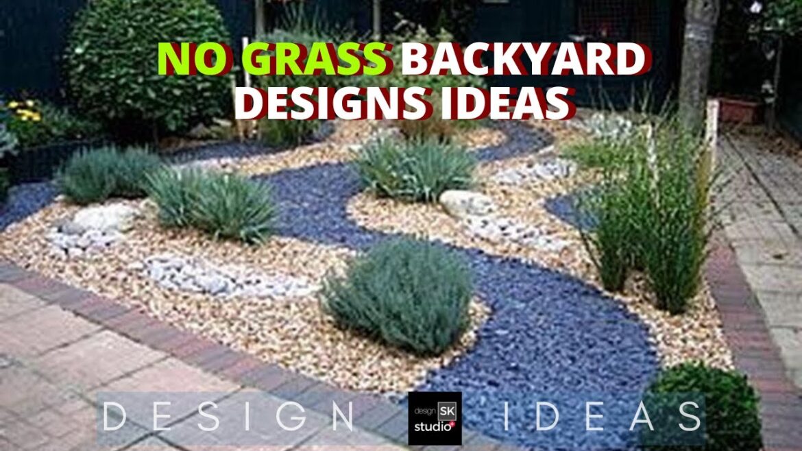 No Grass Backyard Designs Ideas. #backyard #backyardgardening #stonegarden #nograss