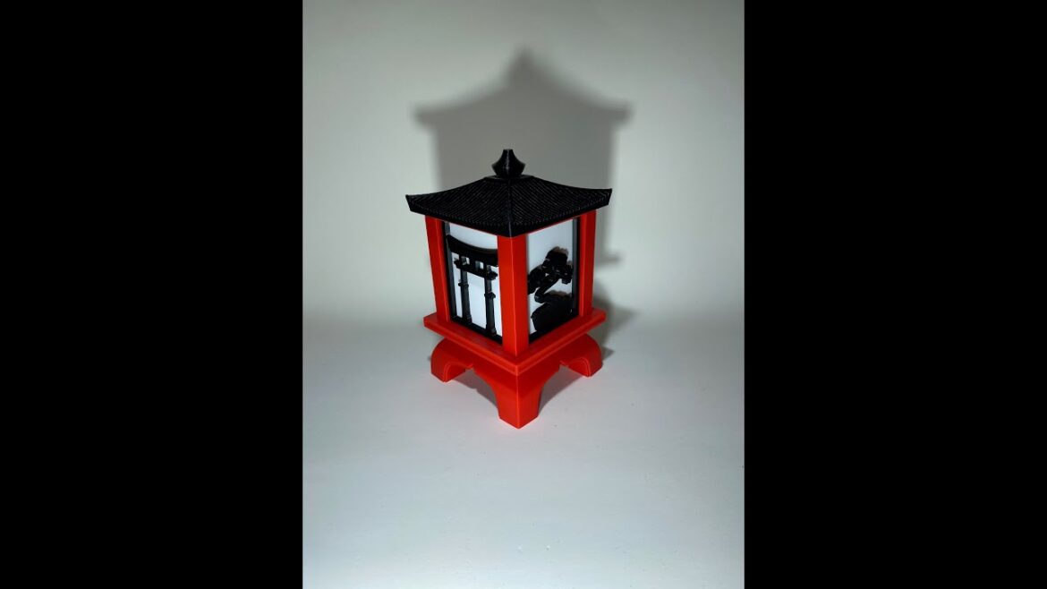Japanese Garden Lantern with Swappable Panels. Model by @NT_284961 Japanese Garden Lantern with Swappable Panels. Model by @NT_284961