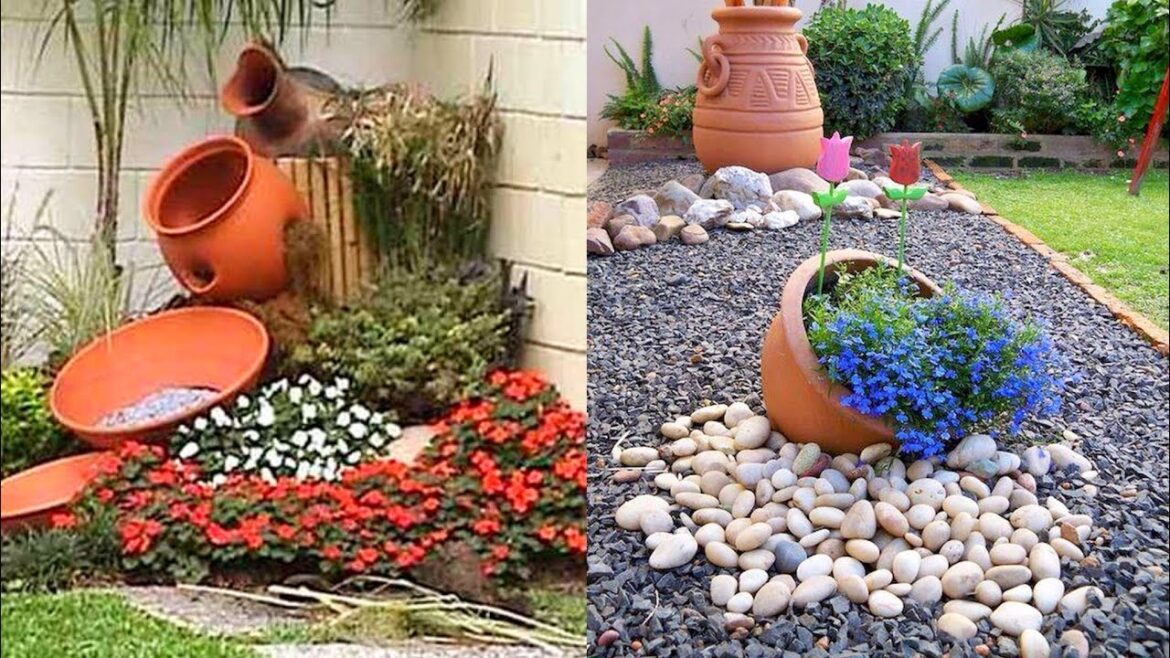 Small Home Garden Landscaping Ideas 2024|Rock Landscaping Ideas For Backyard / Front Yard