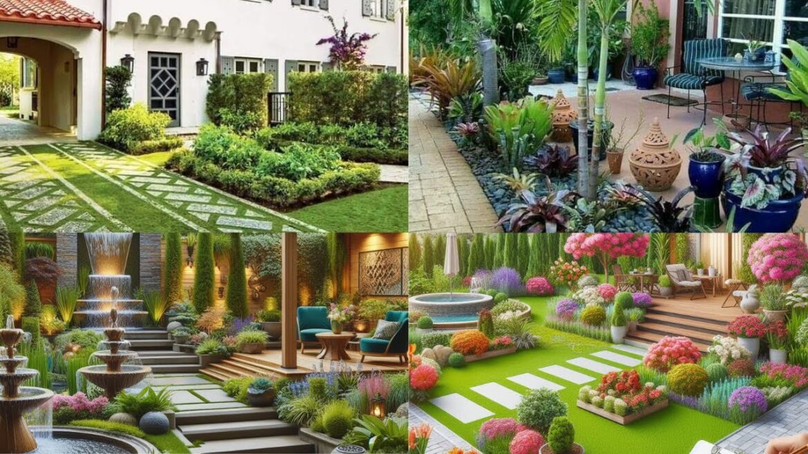 Top 100 Home Garden Landscaping Ideas 2024 | Front Yard Gardening | Backyard Patio Design Ideas