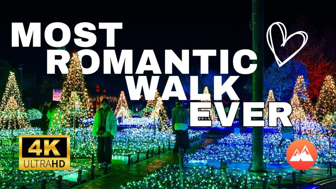 Japanese Garden Magical Winter Illumination 2023 | 4K Walking Tour Japanese Garden Magical Winter Illumination 2023 | 4K Walking Tour