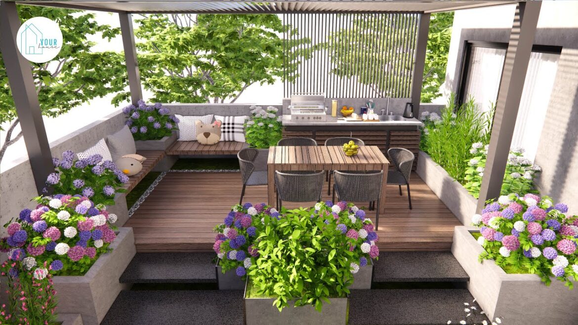 Garden design ideas | Renovate the garden, plant more trees and flowers