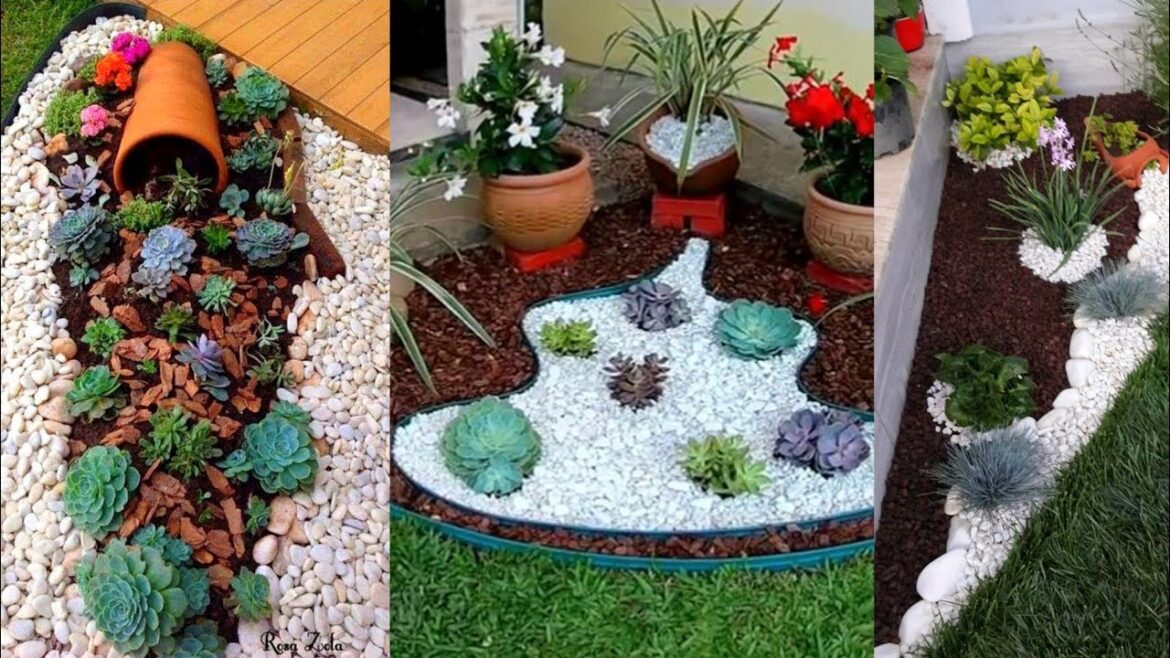 Indoor Balcony Garden Rock landscaping Design Ideas 2024 For Home Backyard/ Front Yard