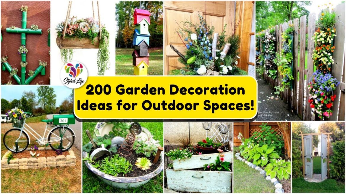 200 Wonderful Garden Decoration Ideas! Must See! 200 Wonderful Garden Decoration Ideas! Must See!