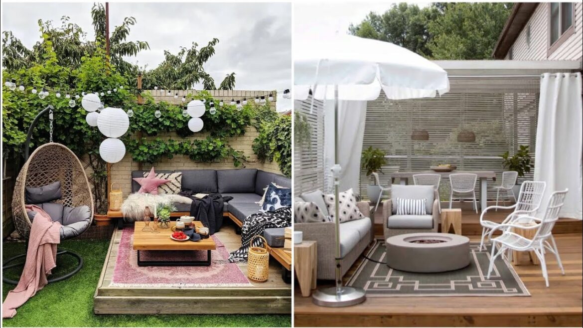 Modern home patio decoration ideas. Patio design and decorating ideas.