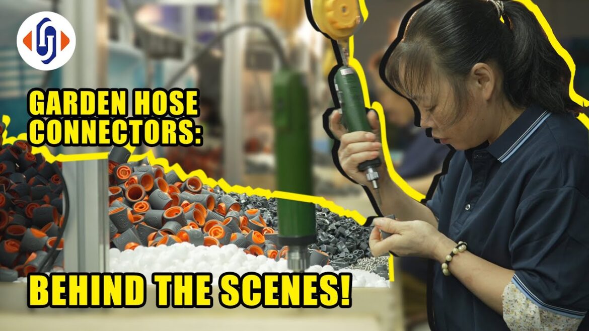 The Art of Supply: Crafting Garden Hose Connectors with Precision and Passion! 🖌️🔗 #SupplierArtistry