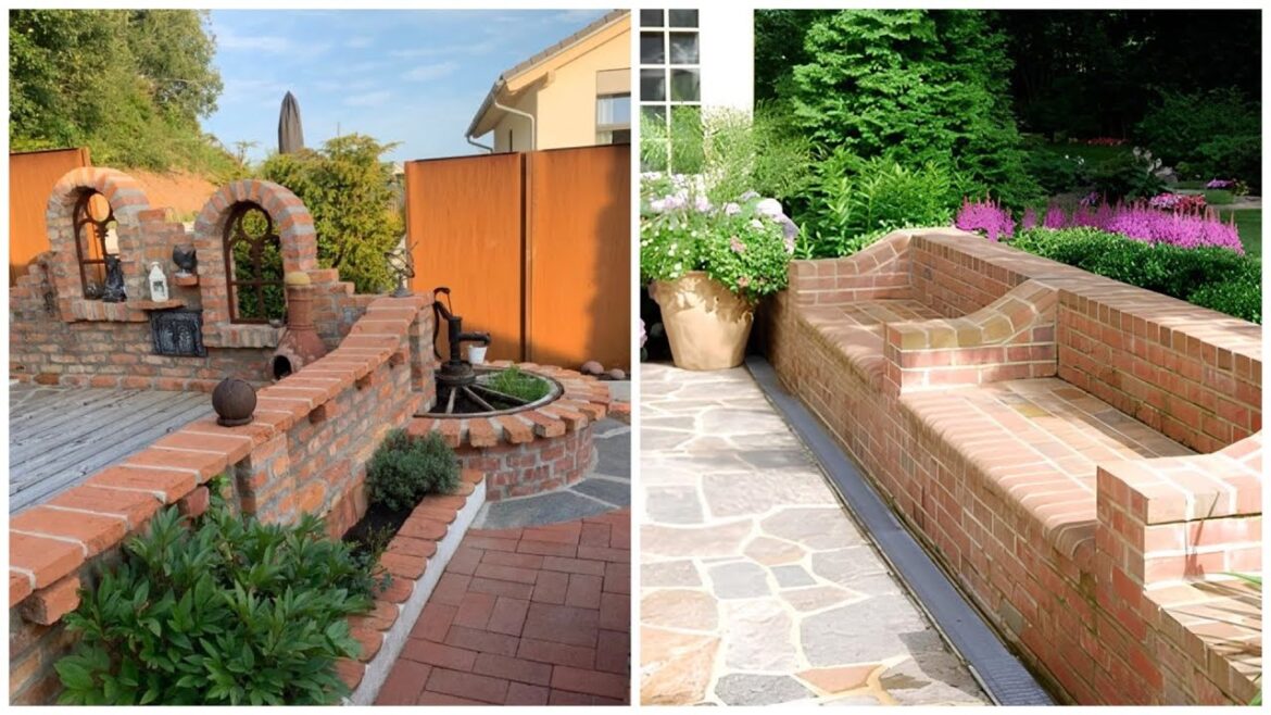 Landscaping Ideas : 37 ways to use bricks in the garden and backyard! Landscaping Ideas : 37 ways to use bricks in the garden and backyard!