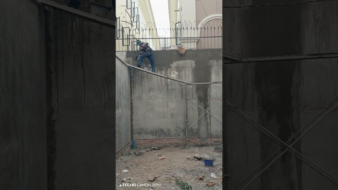 Plastering to repair french wall #01#architect #constuction #excavator #building #homemadefood Plastering to repair french wall #01#architect #constuction #excavator #building #homemadefood