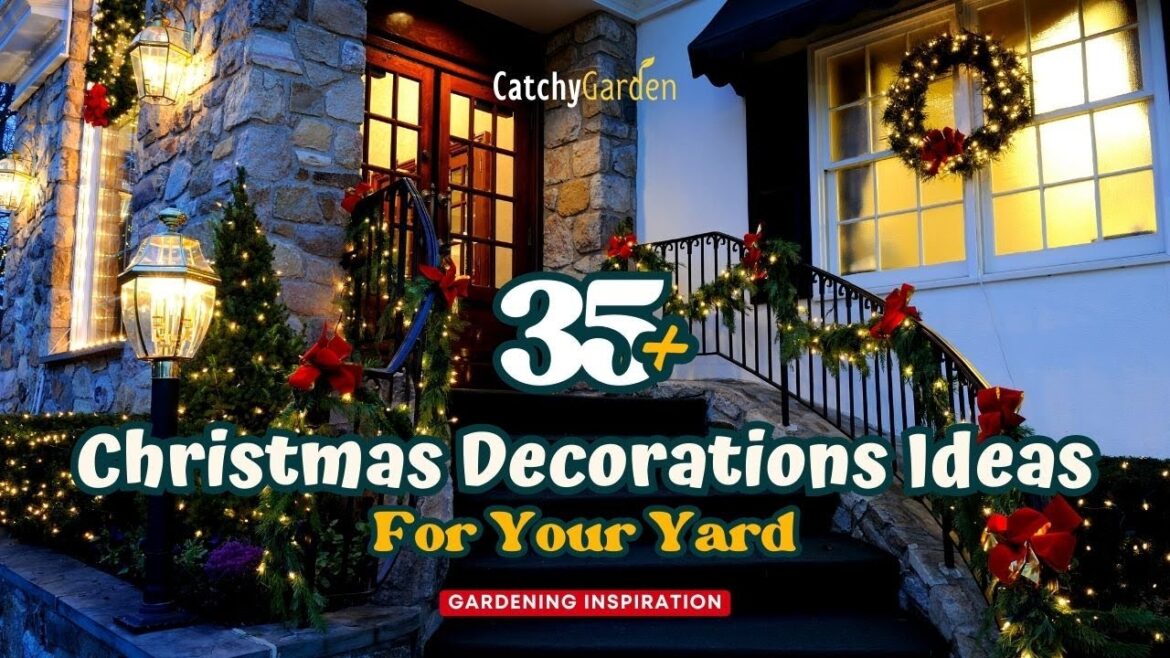 35+ Jaw-Dropping Outdoor Christmas Decorations Ideas 🏠🎃🎄 // Gardening Ideas