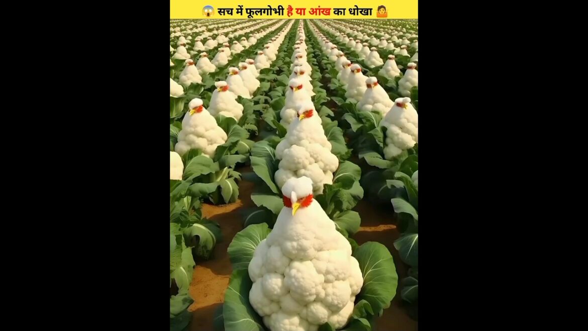 😱सच में फूलगोभी है या आंख का धोखा 🤷 #shorts #ytshorts #shortvideo
