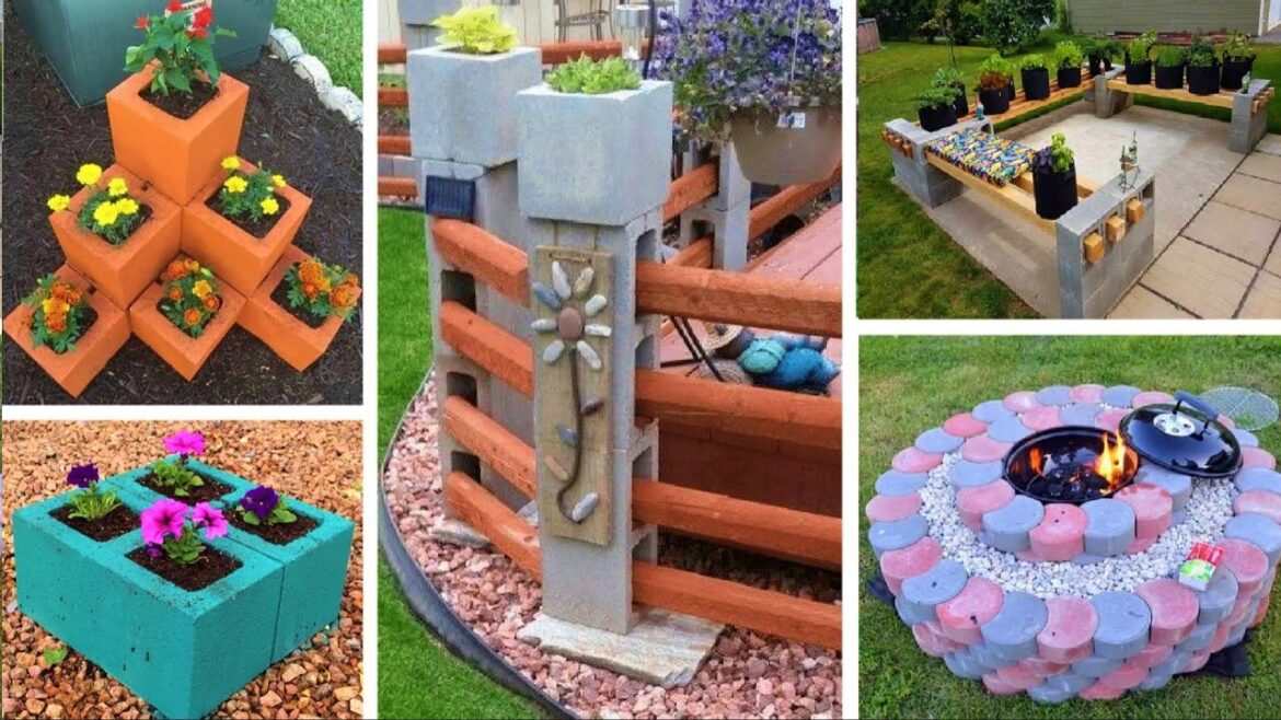 56 Genius Ways People Are Using Cinder Blocks | garden ideas