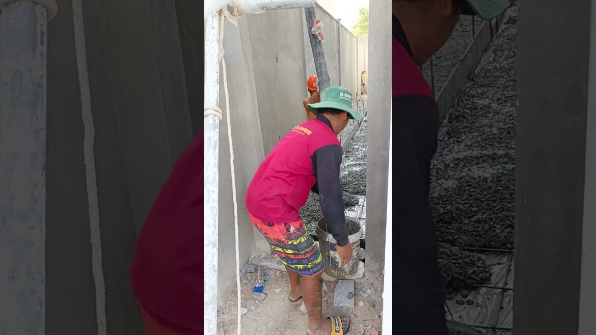 Casting concrete slab for landscape EP06 #constuction #architect #buildingdesign #work #homedesign Casting concrete slab for landscape EP06 #constuction #architect #buildingdesign #work #homedesign