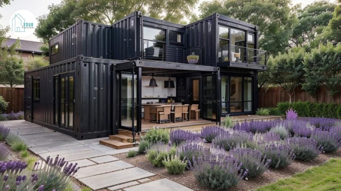 Top 50 container houses with lavender gardens Top 50 container houses with lavender gardens