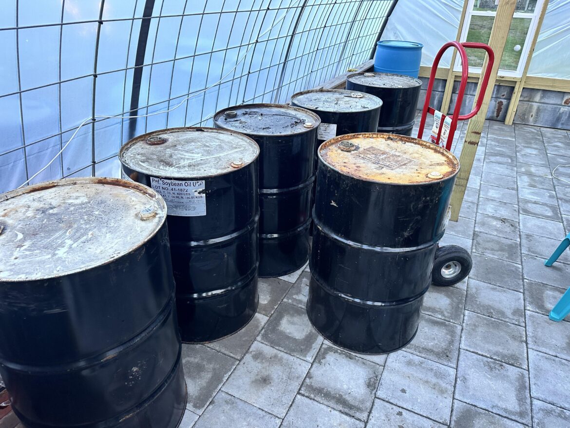 Thermal mass barrels Thermal mass barrels