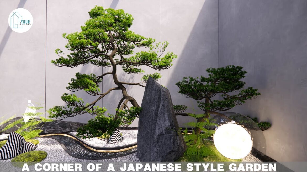 Garden design in traditional Japanese style | Zen garden #8 Garden design in traditional Japanese style | Zen garden #8