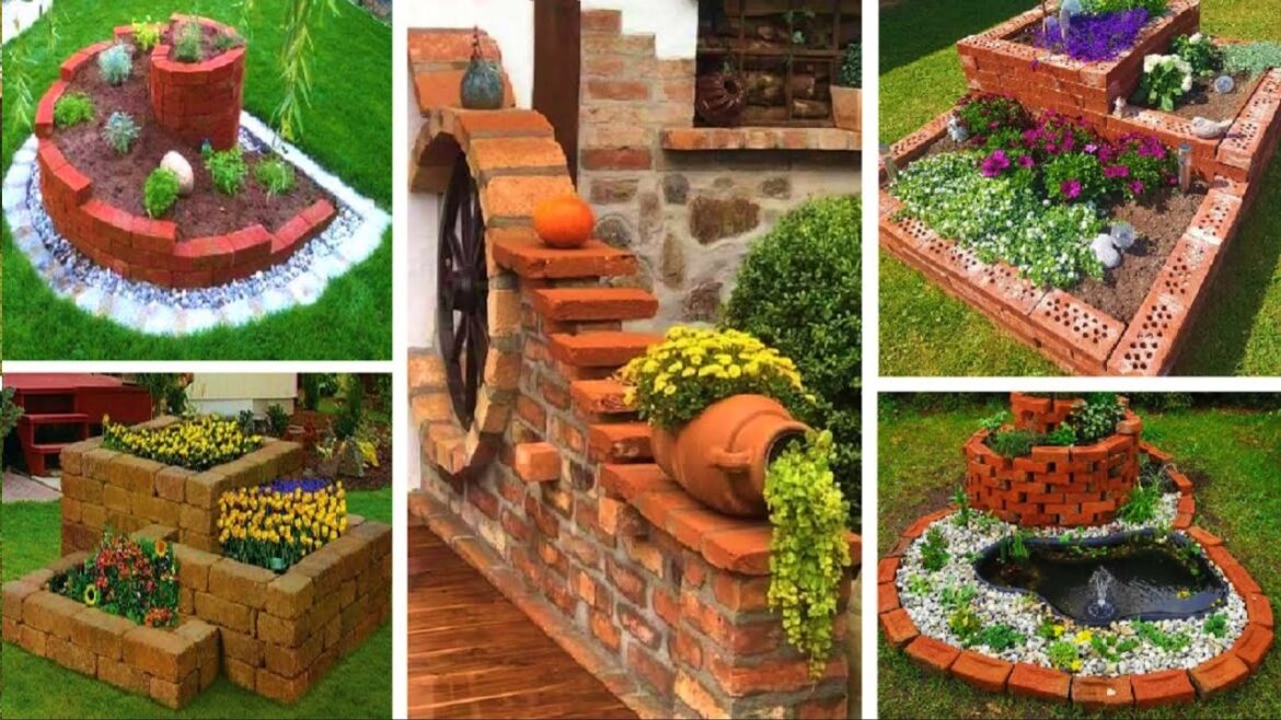 62 Ideas To Brighten Your Garden With Bricks | garden ideas