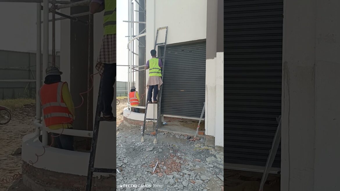 Painting roller shutter doors #01#architect #constuction #excavator #building #homeremedies Painting roller shutter doors #01#architect #constuction #excavator #building #homeremedies