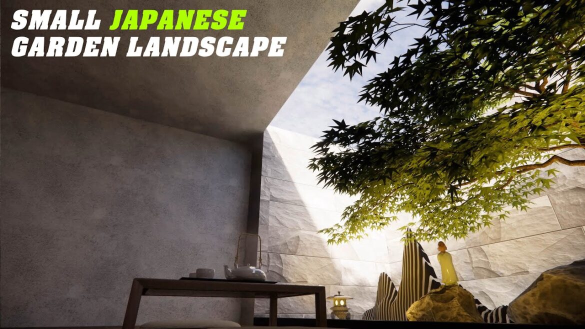 Garden design in traditional Japanese style | Zen garden #9 Garden design in traditional Japanese style | Zen garden #9