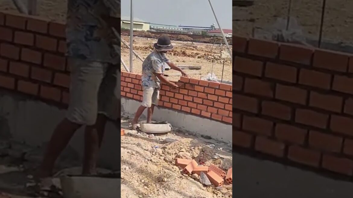 Brick work for factory #architect #buildingdesign #architecturedesign #excavator #homedesign Brick work for factory #architect #buildingdesign #architecturedesign #excavator #homedesign
