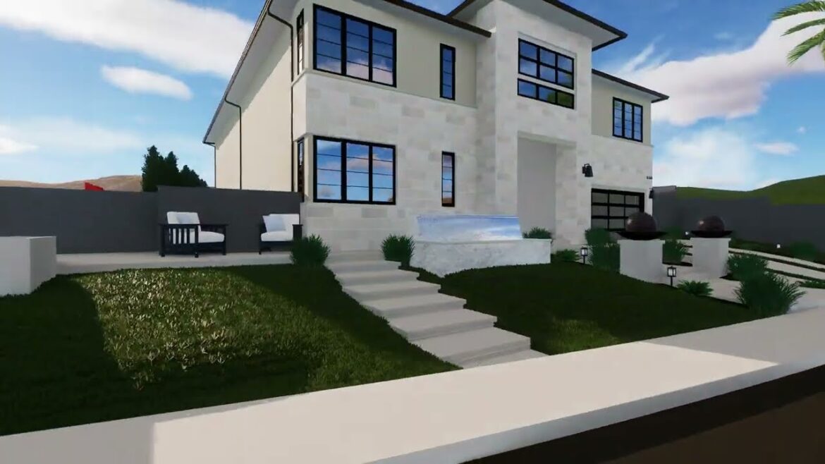 Front and Backyard 3D Landscape Design