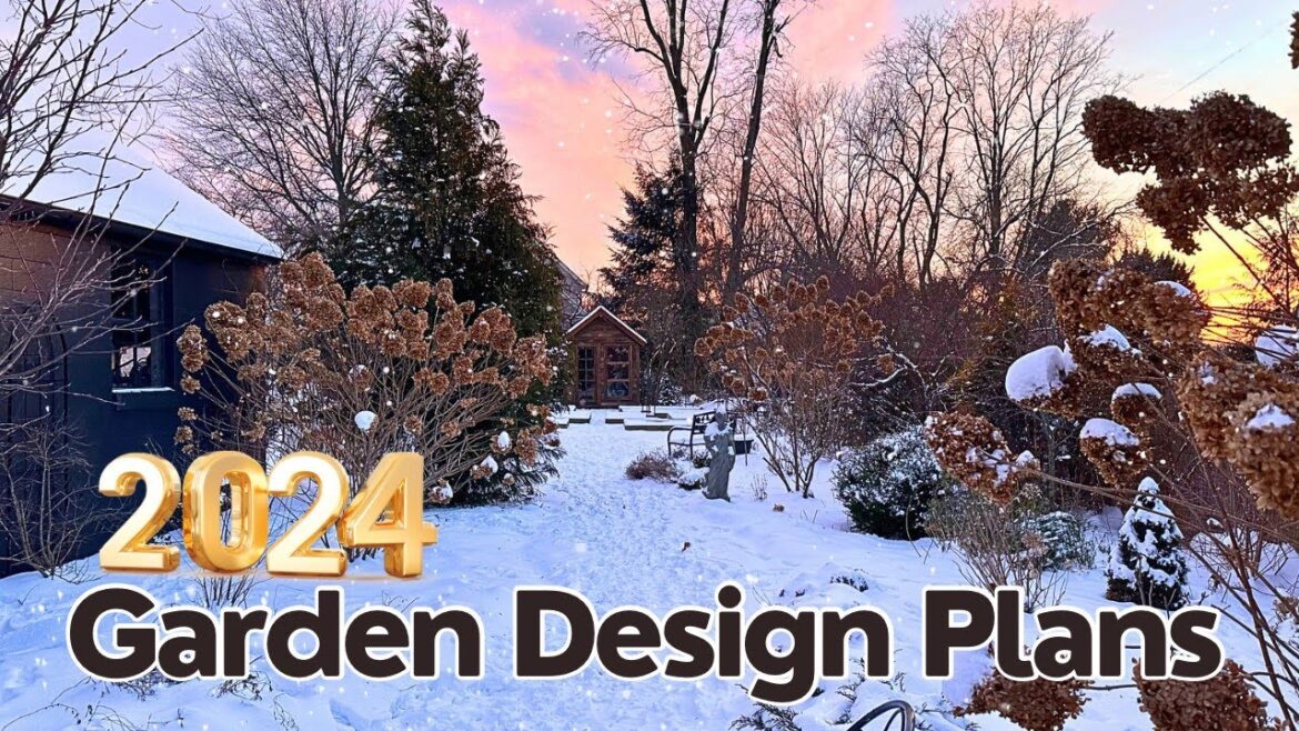 GARDEN DESIGN PLANS for 2024! Secret Book Nook, Hydrangea Allée, Expanded Hardscaping, MORE FLOWERS