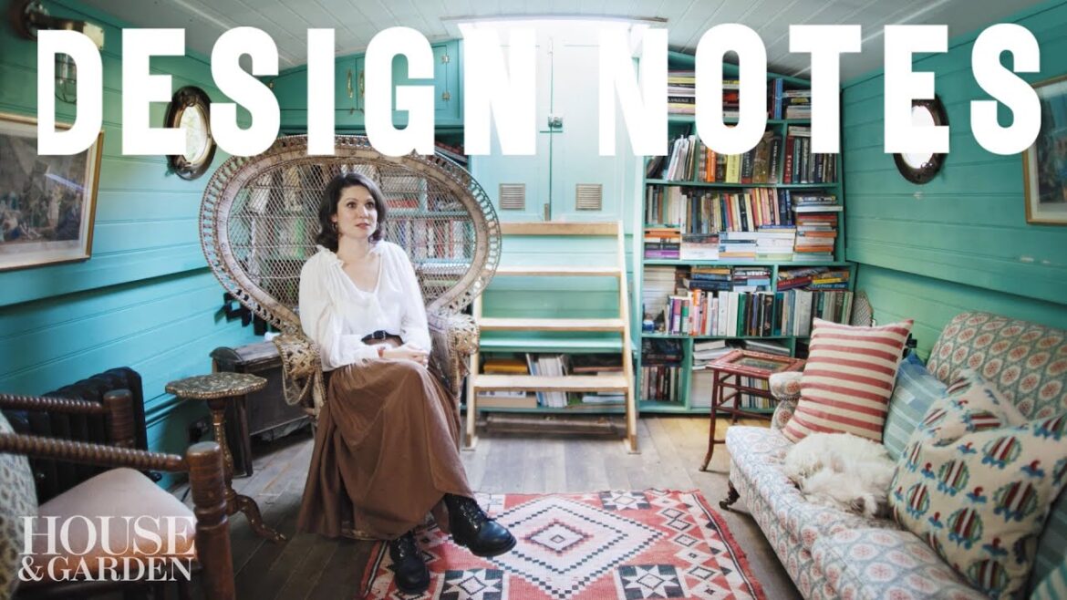 Inside An Open-Plan Canal Boat in Central London | Design Notes