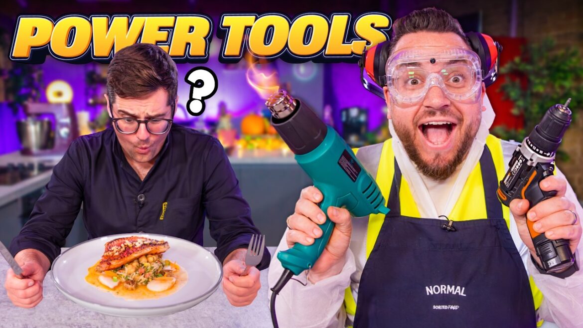 Cooking with ONLY DIY & Power Tools! But can a CHEF tell?? Cooking with ONLY DIY & Power Tools! But can a CHEF tell??