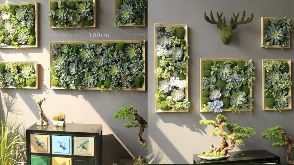 Indoor Garden Wall Landscaping Ideas 2024|Plant Landscaping Ideas For Home Backyard / Front Yard