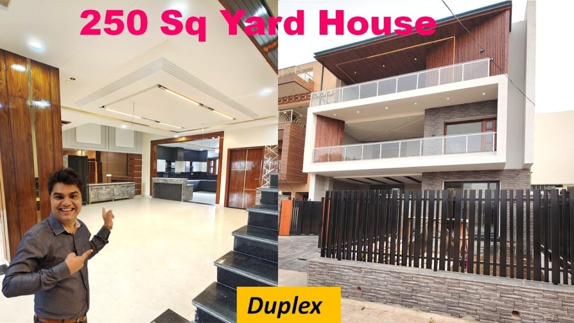 Modern 5 BHk House Design | 250 Gaj Duplex House Plans | 250 Sq Yard House Design with Garden Modern 5 BHk House Design | 250 Gaj Duplex House Plans | 250 Sq Yard House Design with Garden