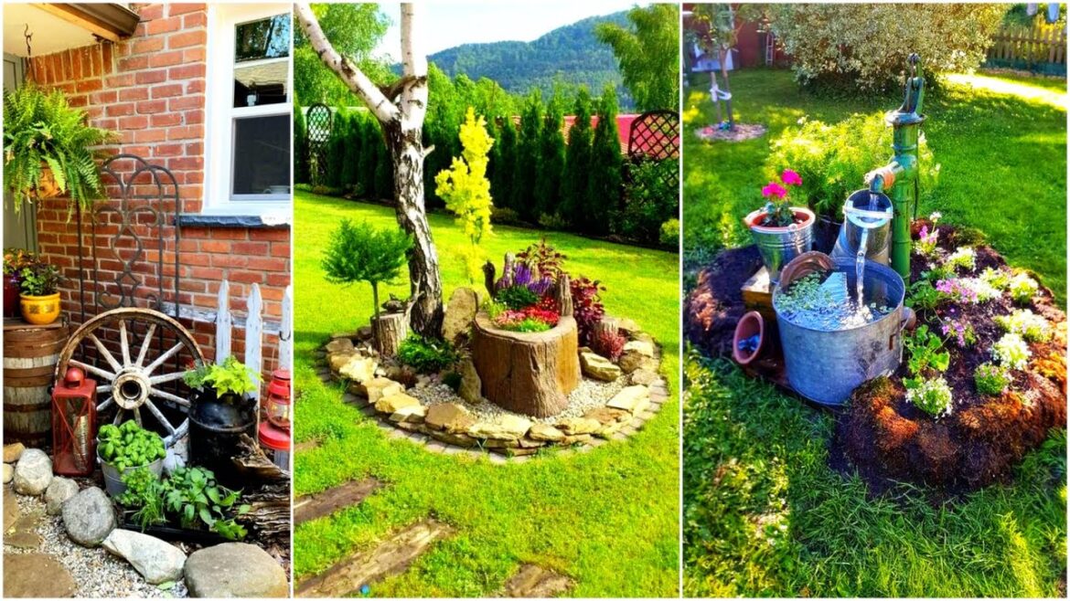 Wonderful Garden Decorating Accents for Backyard! 56 Garden ideas