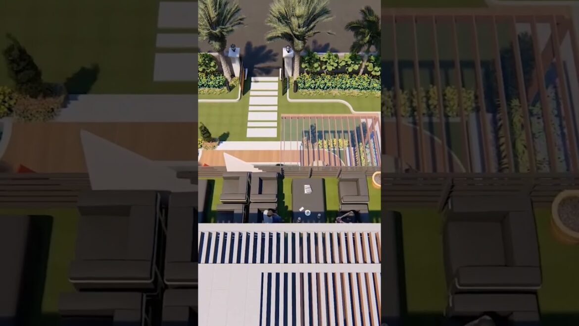 Weekend Home Landscape Conceptual Design.#trending #viral #nature #garden #landscape #trend