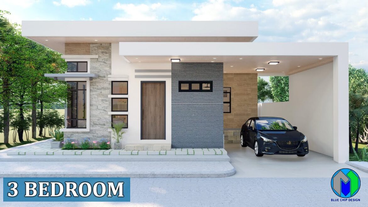 3 Bedroom House Design Idea – 70sqm 3 Bedroom House Design Idea - 70sqm